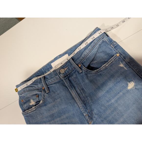 Mother Superior The Insider Ankle Chew Destroyed Bills Size 28 Jeans - Picture 12 of 15